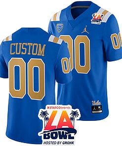 Custom UCLA Bruins Jersey Name and Number 2023 LA Bowl College Football Blue