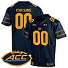 Custom California Golden Bears Jersey Name and Number College Football Navy Home Game – All Stitched