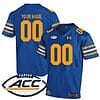 Custom California Golden Bears Jersey Name and Number College Football Royal Blue – All Stitched