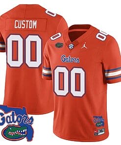 Custom Florida Gators Jersey Name and Number College Football Orange Limited All Stitched