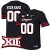 Custom Houston Cougars Jersey Name and Number College Football Alternate Black – All Stitched