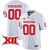 Custom Houston Cougars Jersey Name and Number College Football White Game – All Stitched