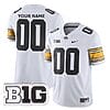 Custom Iowa Hawkeyes Jersey Name and Number College Football White Game – All Stitched