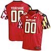 Custom Maryland Terrapins Jersey Name and Number College Football Red Home Game – All Stitched