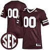 Custom Mississippi State Jersey Name and Number College Football Maroon Premier Strategy – All Stitched
