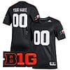 Custom Nebraska Cornhuskers Jersey Name and Number College Football Black Premier Strategy – All Stitched