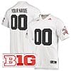 Custom Nebraska Cornhuskers Jersey Name and Number College Football White Premier Strategy – All Stitched