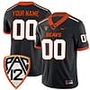 Custom Oregon State Beavers Jersey Name and Number College Football Black Home Game – All Stitched