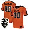 Custom Oregon State Beavers Jersey Name and Number College Football Orange Alternate – All Stitched