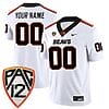 Custom Oregon State Beavers Jersey Name and Number College Football White Away Game – All Stitched