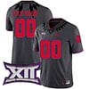 Custom TCU Horned Frogs Jersey Name and Number College Football Grey Alternate Game – All Stitched