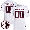 Custom Texas AM Aggies Jersey Name and Number College Football White Premier – All Stitched