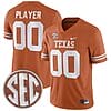 Custom Texas Longhorns Jersey Name and Number College Football Orange Home Game – All Stitched