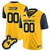 Custom West Virginia Mountaineers Jersey Name and Number College Football Country Roads – All Stitched