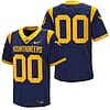 Custom West Virginia Mountaineers Jersey Name and Number College Football Stitched Navy