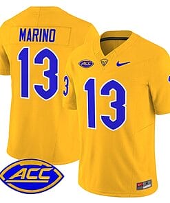 Dan Marino Jersey #13 Pittsburgh Panthers Vapor Limited College Football Stitched Gold