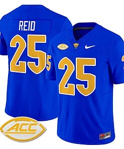 Desmond Reid Jersey #25 Pittsburgh Panthers Vapor Limited College Football Stitched Royal