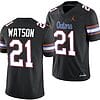 Desmond Watson Jersey 21 Florida Gators Alternate College Football 2023 24 Black