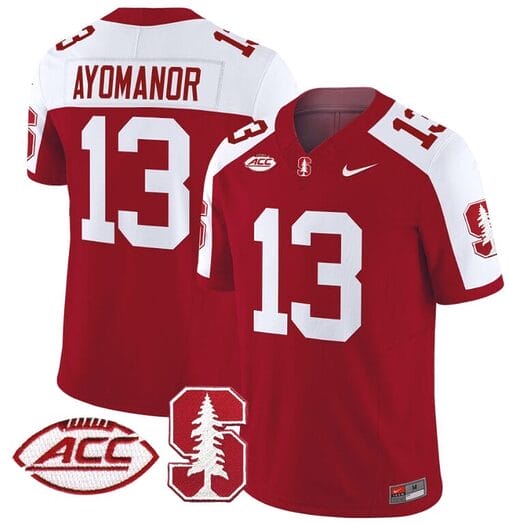 Elic Ayomanor Jersey #13 Stanford Cardinal Vapor Limited College Football Stitched Crimson Alternate