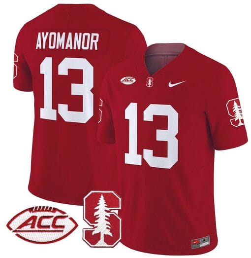 Elic Ayomanor Jersey #13 Stanford Cardinal Vapor Limited College Football Stitched Crimson