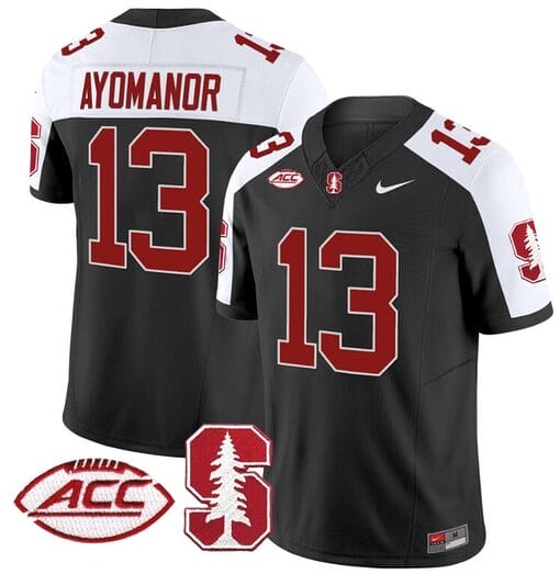 Elic Ayomanor Jersey #13 Stanford Cardinal Vapor Limited College Football Stitched Black Alternate