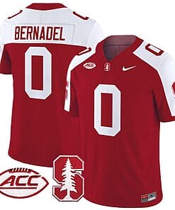 Gaethan Bernadel Jersey #0 Stanford Cardinal Vapor Limited College Football Stitched Crimson Alternate