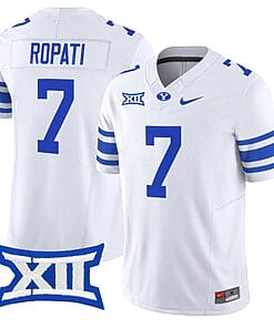 Hinckley Ropati Jersey #7 BYU Cougars Vapor Limited College Football Stitched White