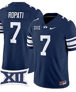 Hinckley Ropati Jersey #7 BYU Cougars Vapor Limited College Football Stitched Navy