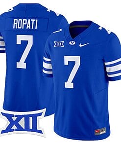 Hinckley Ropati Jersey #7 BYU Cougars Vapor Limited College Football Stitched Royal