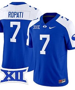Hinckley Ropati Jersey #7 BYU Cougars Vapor Limited College Football Stitched Royal Alternate