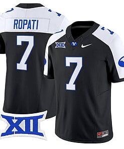 Hinckley Ropati Jersey #7 BYU Cougars Vapor Limited College Football Stitched Black Alternate