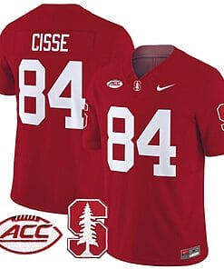 Ismael Cisse Jersey #84 Stanford Cardinal Vapor Limited College Football Stitched Crimson