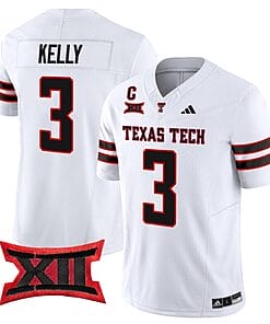 Josh Kelly Jersey #3 Texas Tech Red Raiders Vapor Limited Football White