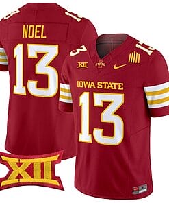 Jaylin Noel Jersey #13 Iowa State Cyclones Vapor Limited College Football Stitched Cardinal