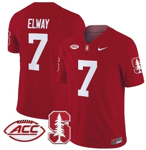 John Elway Jersey #7 Stanford Cardinal Vapor Limited College Football Stitched Crimson