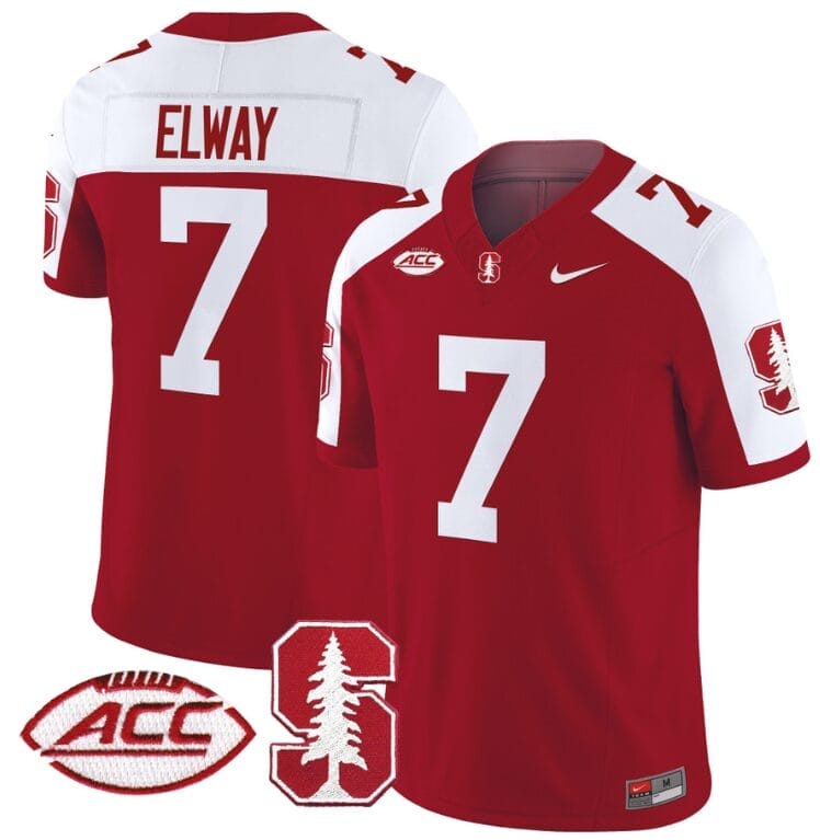 John Elway Jersey #7 Stanford Cardinal Vapor Limited College Football Stitched Crimson Alternate