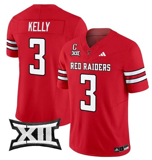 Josh Kelly Jersey #3 Texas Tech Red Raiders Vapor Limited Football Red