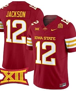 Jaylon Jackson Jersey #12 Iowa State Cyclones Vapor Limited College Football Stitched Cardinal