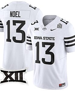 Jaylin Noel Jersey #13 Iowa State Cyclones Vapor Limited College Football Stitched White Limited