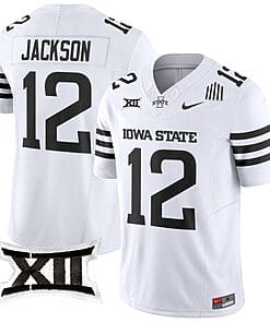 Jaylon Jackson Jersey #12 Iowa State Cyclones Vapor Limited College Football Stitched White Limited