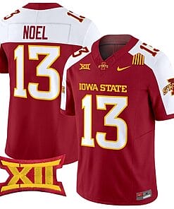 Jaylin Noel Jersey #13 Iowa State Cyclones Vapor Limited College Football Stitched Cardinal Alternate