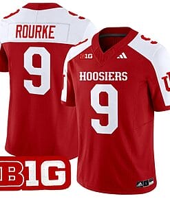 Kurtis Rourke Jersey #9 Indiana Hoosiers Vapor Limited Football Crimson Alternate