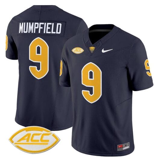 Konata Mumpfield Jersey #9 Pittsburgh Panthers Vapor Limited College Football Stitched Navy