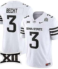 Rocco Becht Jersey #3 Iowa State Cyclones Vapor Limited College Football Stitched White Limited