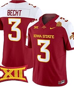 Rocco Becht Jersey #3 Iowa State Cyclones Vapor Limited College Football Stitched Cardinal Alternate