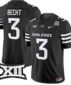 Rocco Becht Jersey #3 Iowa State Cyclones Vapor Limited College Football Stitched Black