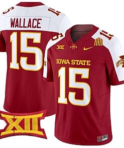 Seneca Wallace Jersey #15 Iowa State Cyclones Vapor Limited College Football Stitched Cardinal Alternate
