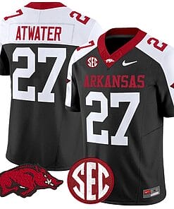 Steve Atwater Jersey #27 Arkansas Razorbacks Vapor Limited College Football Stitched Black Alternate