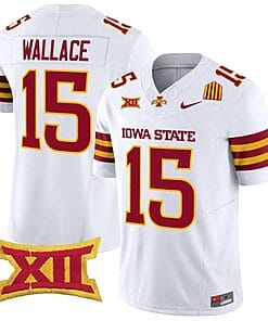 Seneca Wallace Jersey #15 Iowa State Cyclones Vapor Limited College Football Stitched White