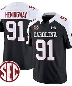 Tonka Hemingway Jersey #91 South Carolina Gamecocks Football 1980 Throwback Vapor Limited Black Alternate